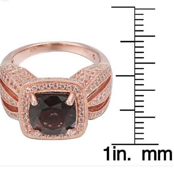Levian Cushion Halo Chocolate Diamonds Ring - Picture 9 of 10